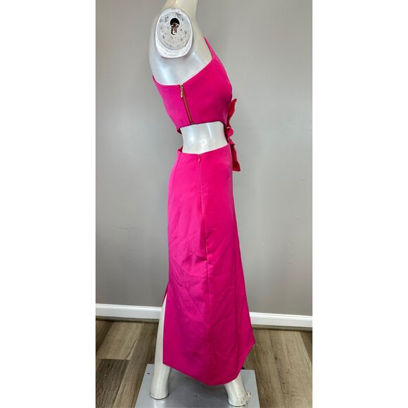 NWT PatBO FLOWER APPLIQUE MIDI DRESS SIZE US 4 $825 - Picture 12 of 13